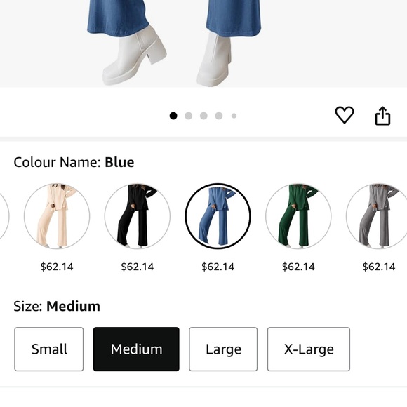 PRETTYGARDEN  2 Piece Outfits Casual Short Sleeve Pullover Tops and Wide Leg - Picture 6 of 6